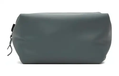 Bottega Veneta Business Casual Leather Clutch Men's Gray Green