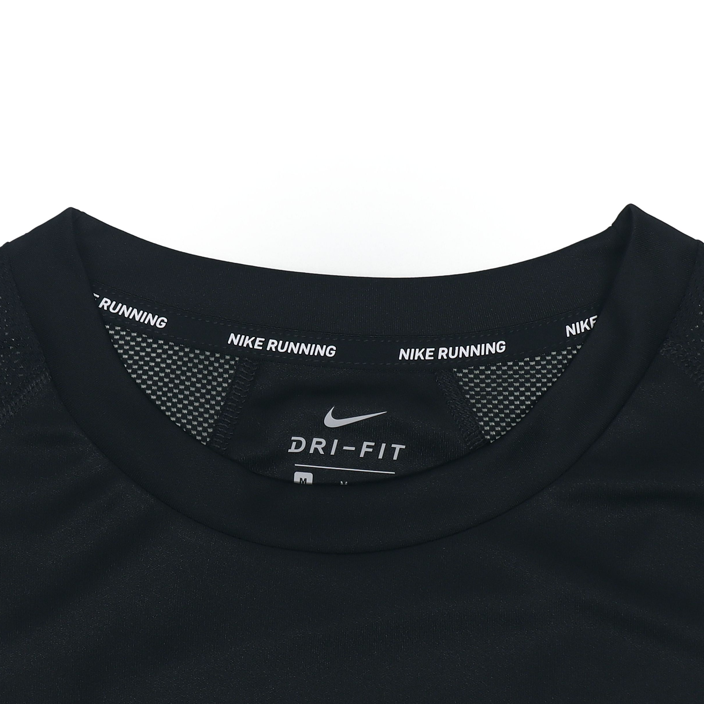 Nike Set in Sleeve Running T Shirt Women’s Black