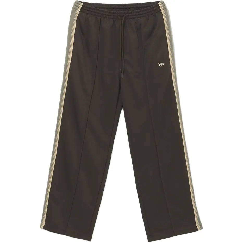 New Era SS25 Knitted Sweatpants Korean Style Unisex Brown