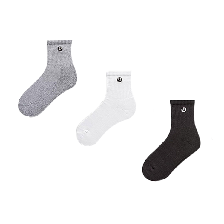 Lululemon Ankle Socks Unisex 3 Pack