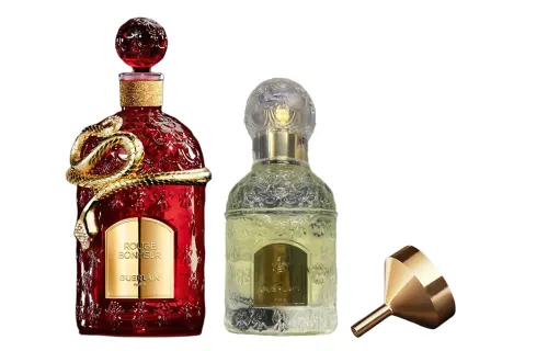 Set, wooden perfume contains rose, funnel, 3 piece set, 30 ml, 125 ml