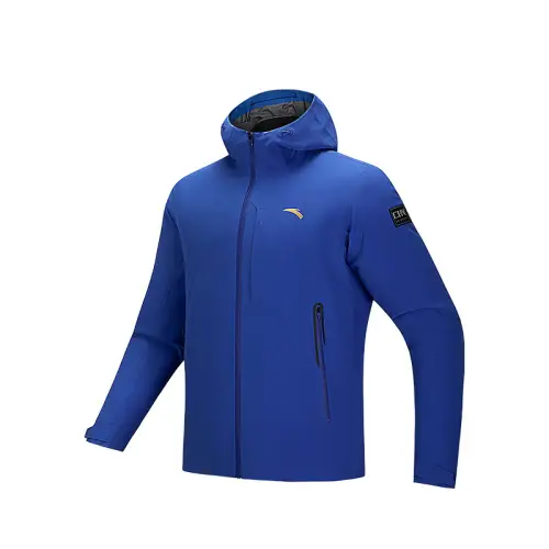 Anta Variety Training Collection Waterproof Windbreaker Jacket Men's Passionate Blue