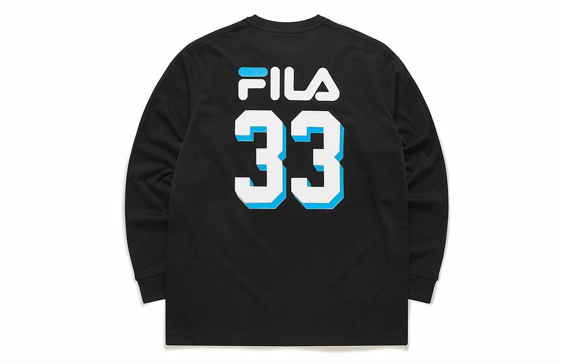 Мужская футболка Fila FUSION (глубокий черный) — фото 2