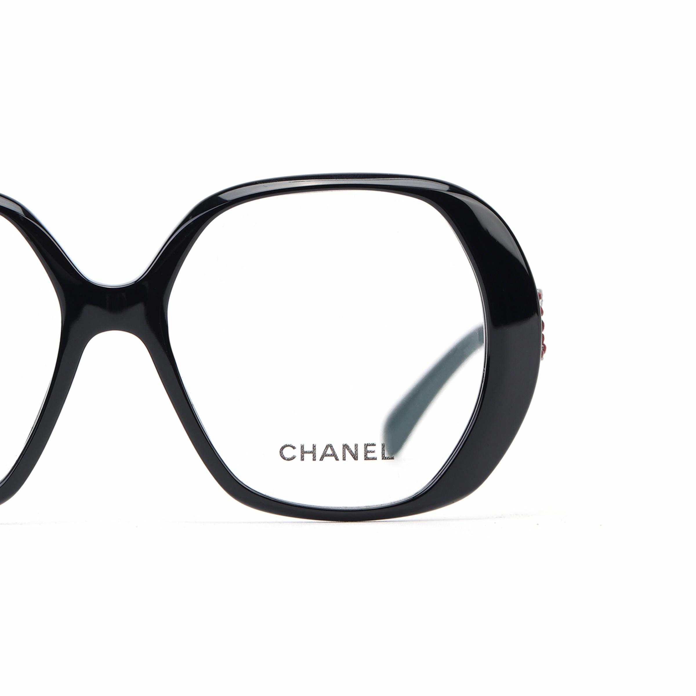 Очки Chanel Круглые оптические (черные) — Черный — фото 5