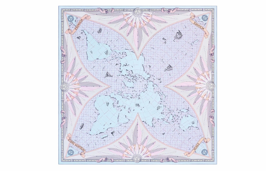 Женская сумка Louis Vuitton LOUIS VUITTON Logo Square (синий)
