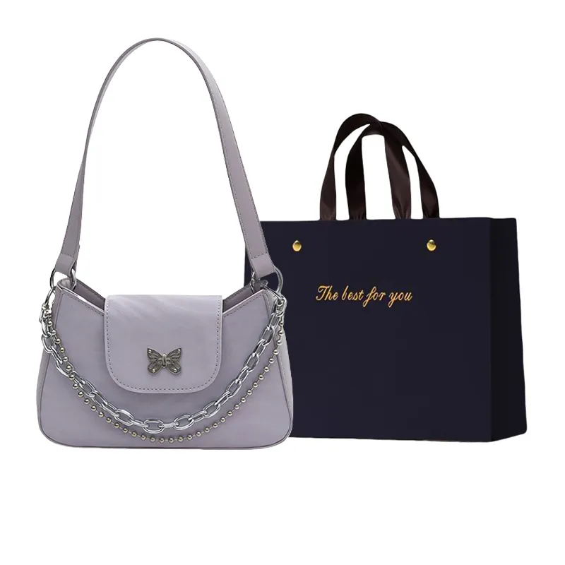ZUONU Pu Shoulder Bag, Crossbody Bag Small Women's Ecru/Silver/Light Purple/Black