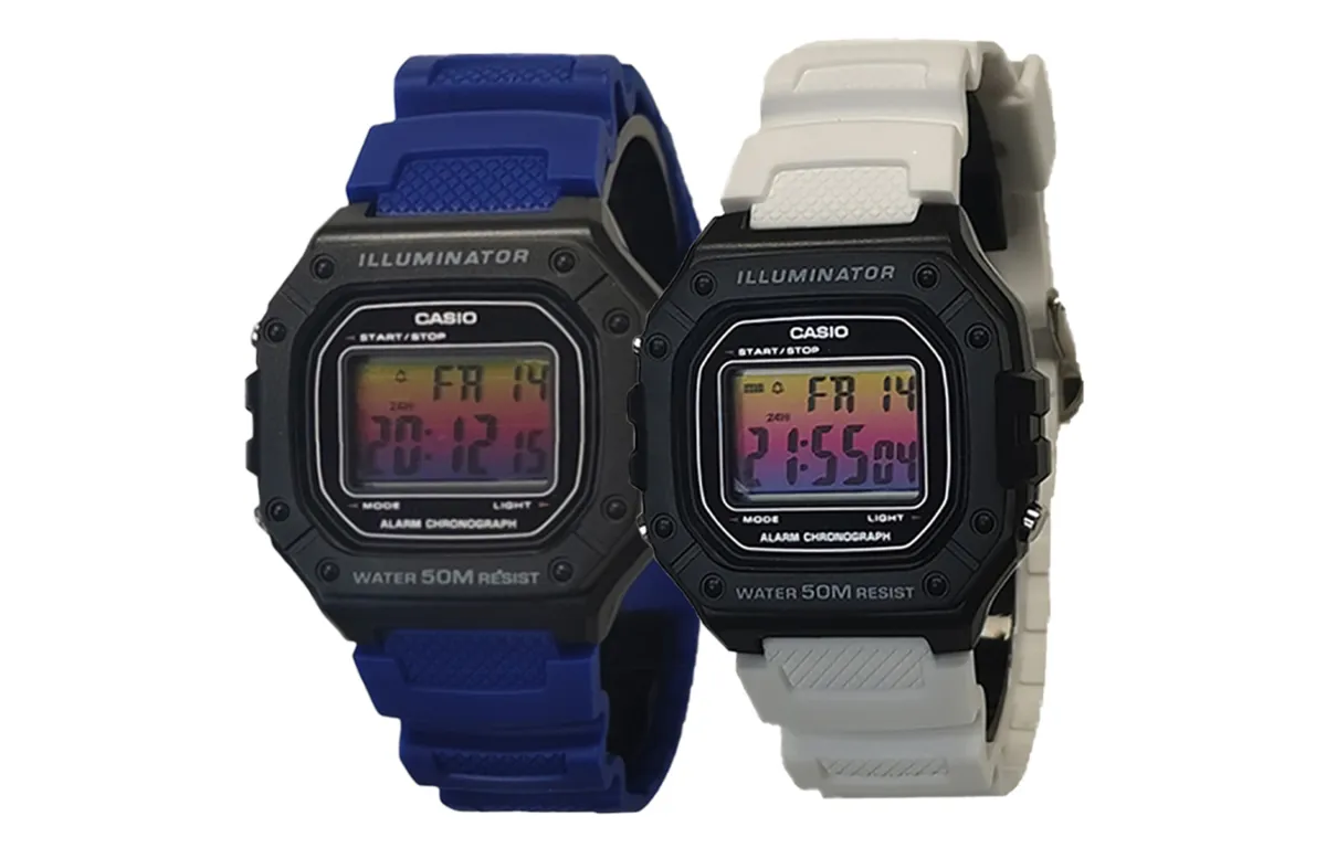 CASIO Custom Collection Quartz Movement Watch Unisex Black Dial