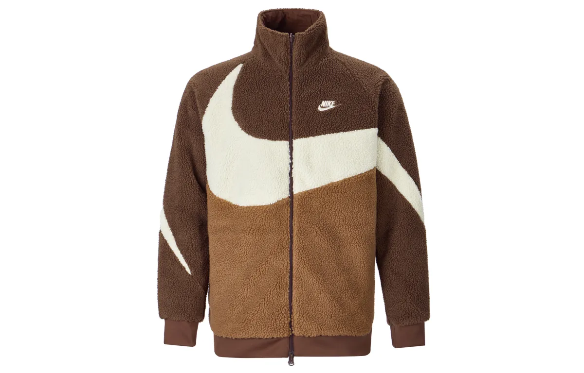 Nike SportswearSwoosh Velvet-feel Coat Men's Cocoa/Coconut Milk/Light British Umber