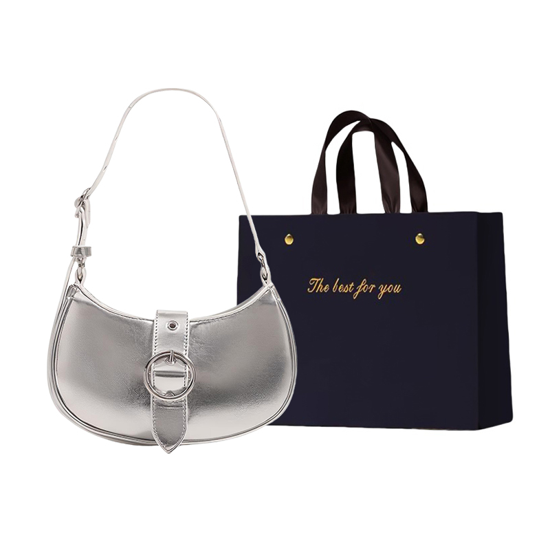 ZUONU Artificial Leather Crossbody Bag Women's Black/Silver