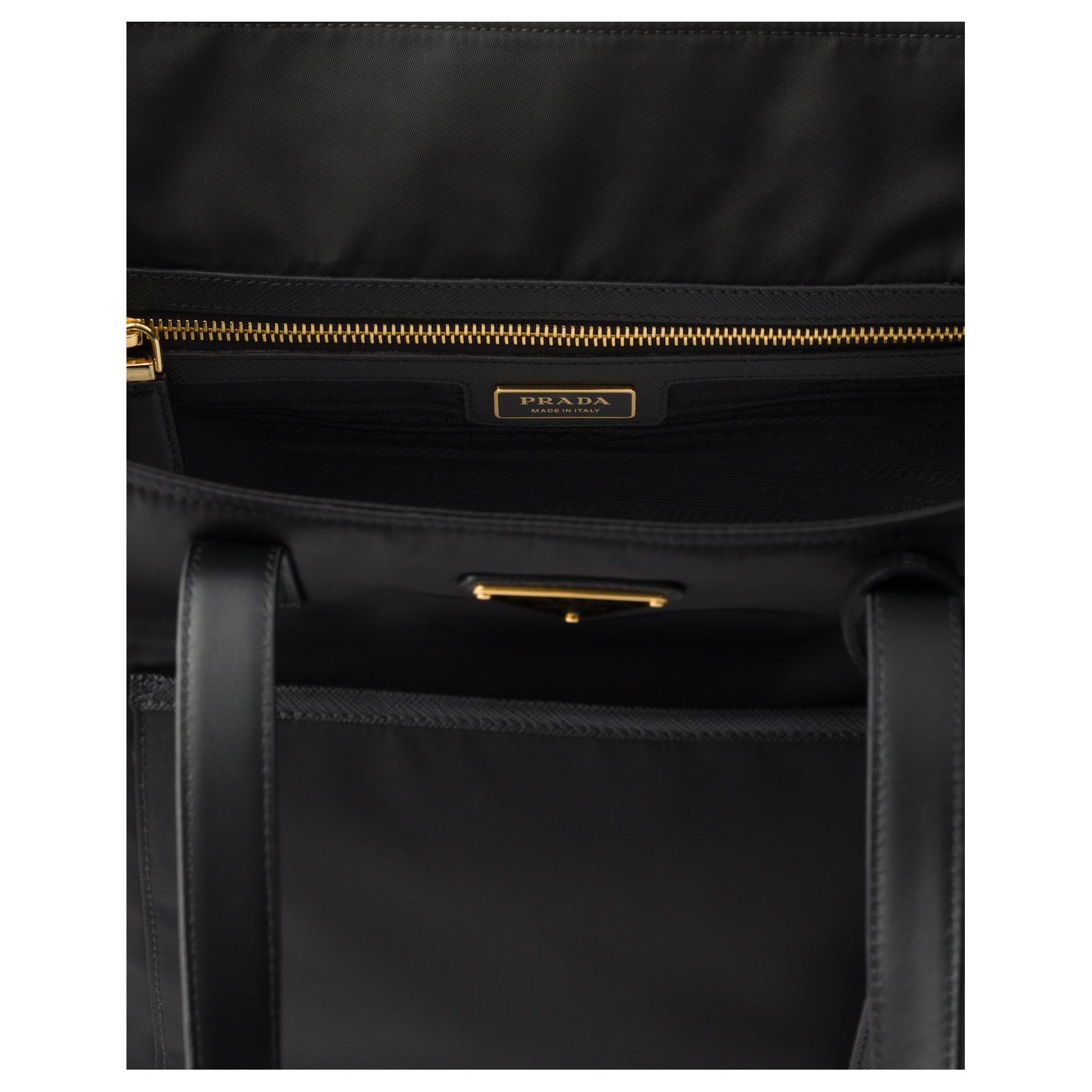 Женская сумка Prada Re-Edition 1978 Saffiano Tote (черные) — фото 4