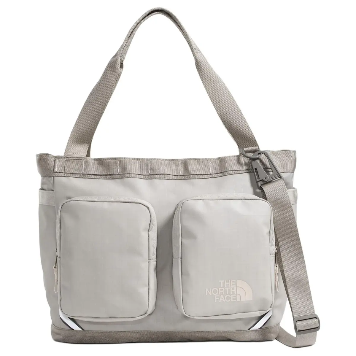 THE NORTH FACE Recycled Polyester Shoulder Bag Regular Unisex Slate Gray