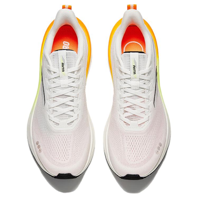 Anta Low top Full Length PG7 Midsole Technology Training Sprint Racing Running Shoes Men’s White Black