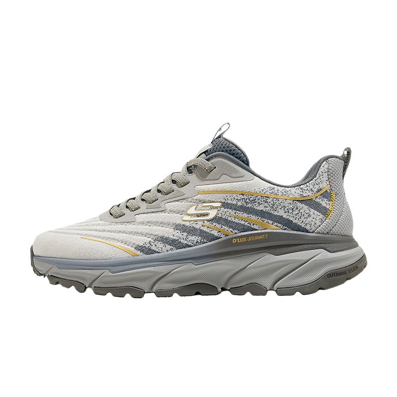 Skechers D’LUX JOURNEY Abrasion Resistant Low top Outdoor Shoes Men’s Gray