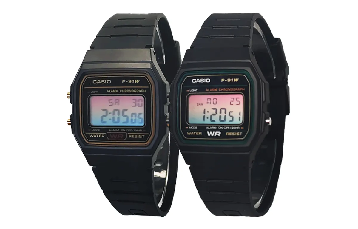CASIO Custom Collection Quartz Movement Watch Unisex Black Dial