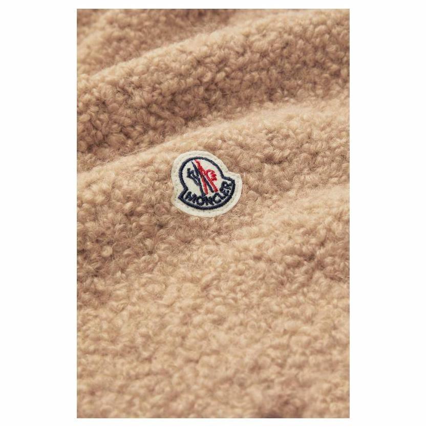 Женский шарф Moncler (коричневый) — фото 3