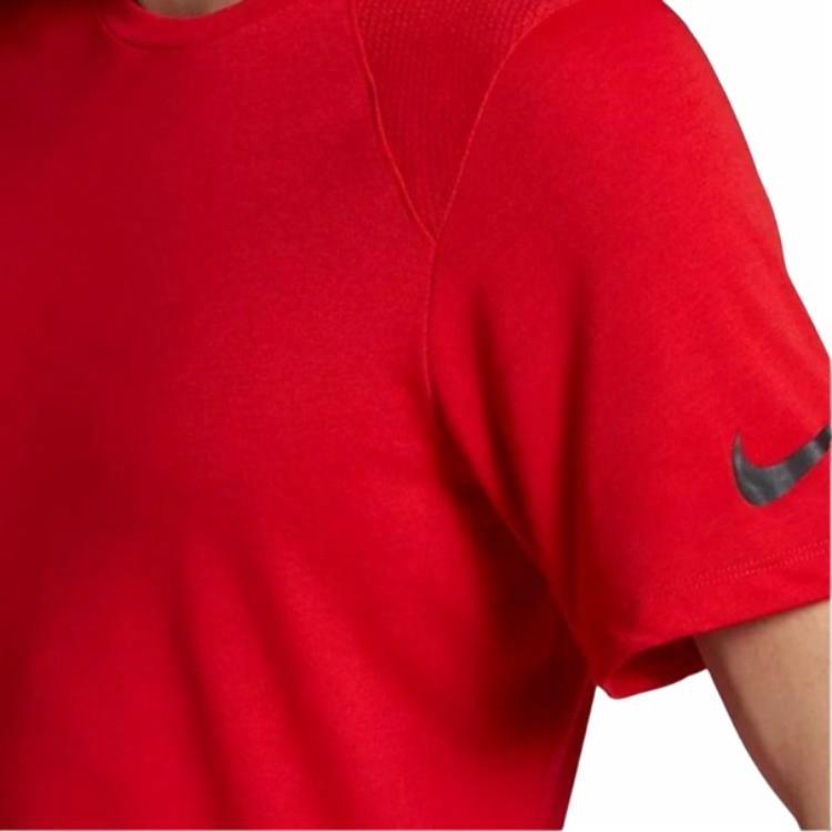 Мужская футболка Nike Dri-FIT Basketball (красная) — фото 6