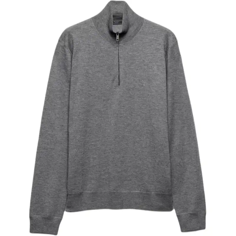 PRADA Cashmere Sweater Men's Slate Gray