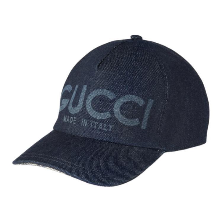 Кепка Gucci (темно-синяя)