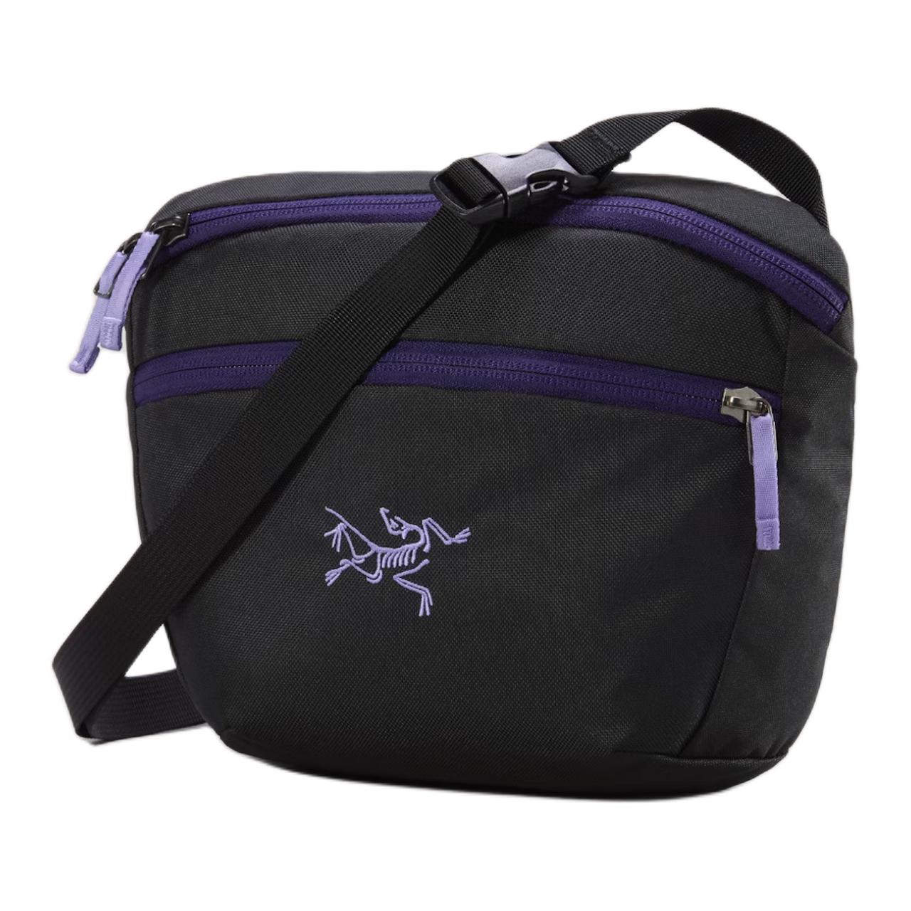 Сумка Arcteryx Mantis 2.5L (черно-пурпурная)