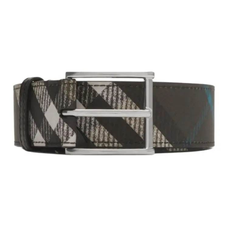 Burberry checked belt