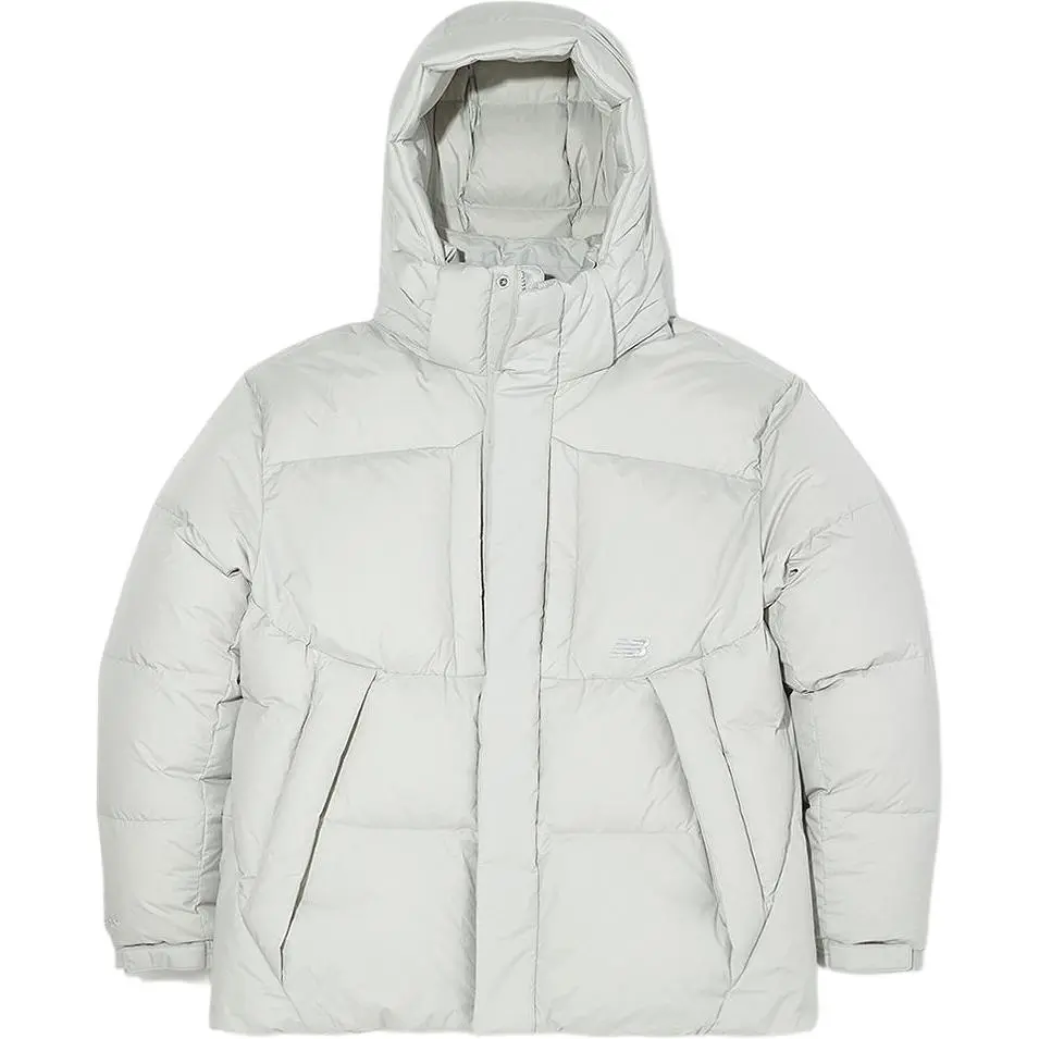 New Balance Down Jacket Unisex Light Gray