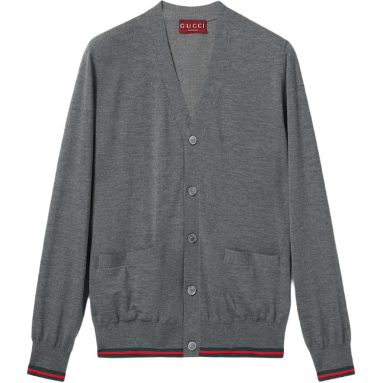 GUCCI SS25 Knitwear Men's Dark Gray