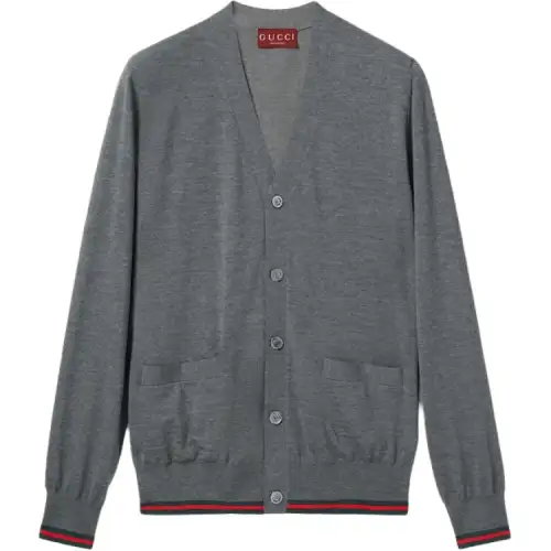 GUCCI SS25 Knitwear Men's Dark Gray