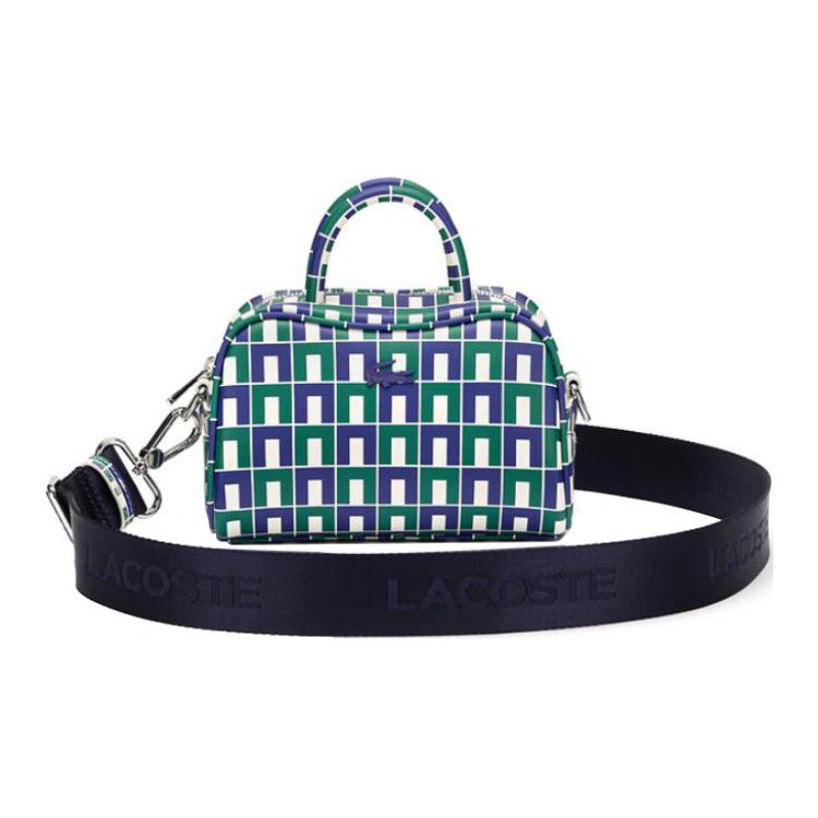 Женская сумка Lacoste NF4569FZN30 (сине-зеленая)