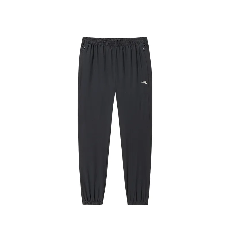 Anta Variety Training Collection Knitted Sweatpants Men's Basic Black