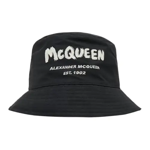 Alexander McQueen Graffiti Logo Bucket Hat