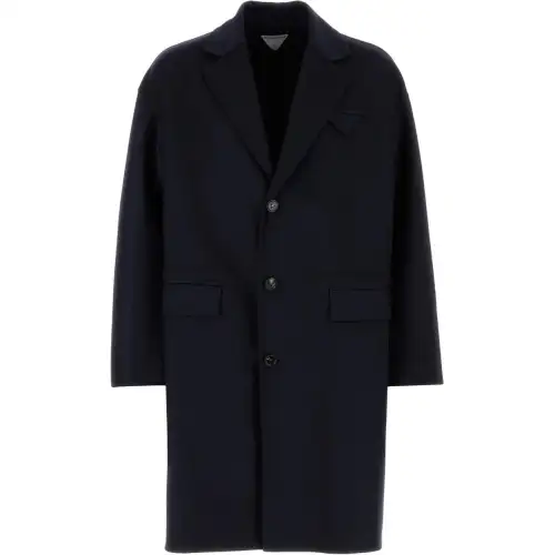 Bottega Veneta Coats Men's Blue