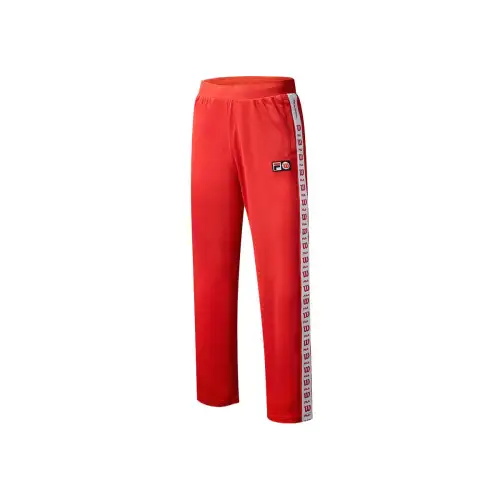 FILA Athletics Tennis Knitted Sweatpants Men's Red