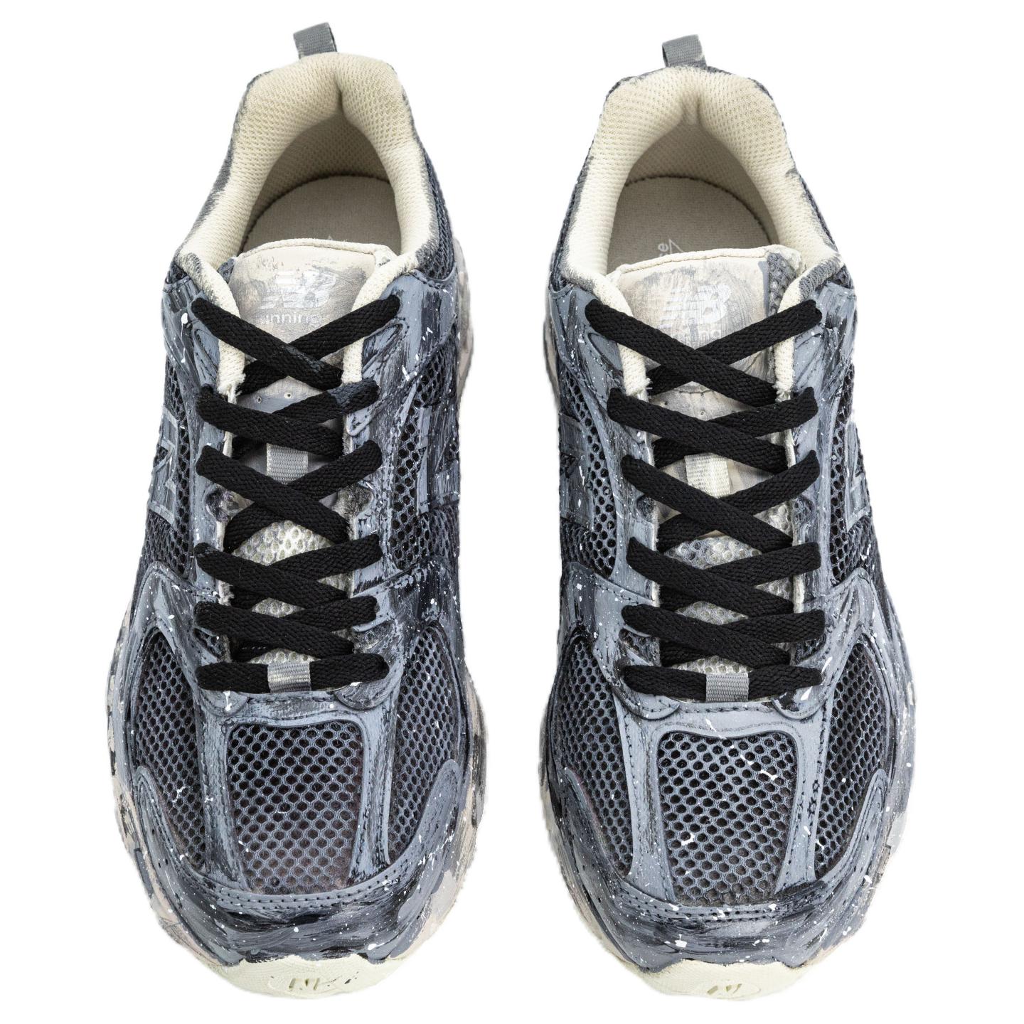 New Balance NB 530 Slip Resistant, Abrasion Resistant, Height Increasing Low top Casual Running Shoes Unisex Black Gray