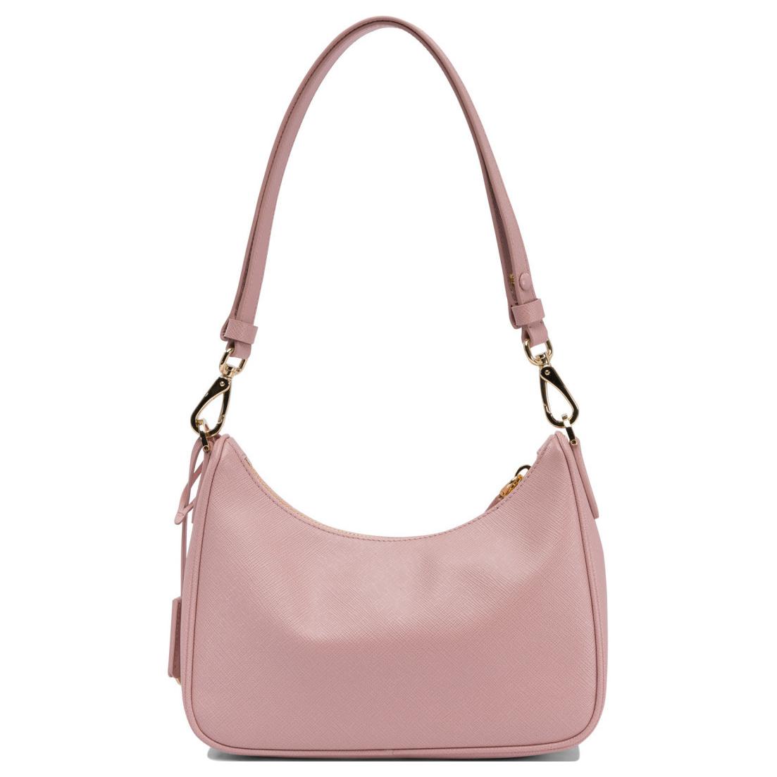 Женская сумка Prada Re-EditionSaffiano (розовая) — фото 3