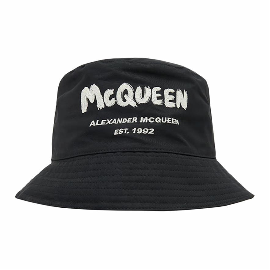 Мужская панама Alexander McQueen (черная)