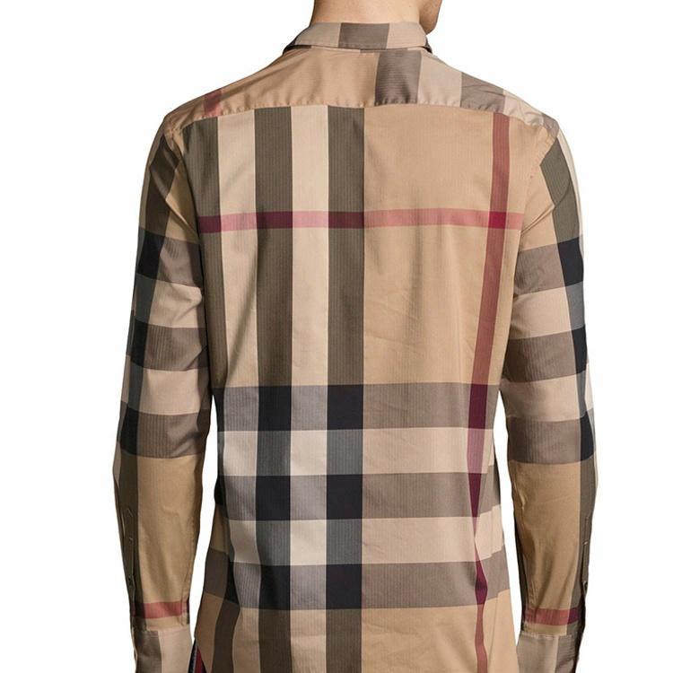 Мужская рубашка Burberry Vintage (карри) — фото 5