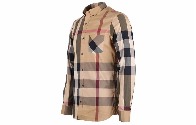 Мужская рубашка Burberry Vintage (карри) — фото 2