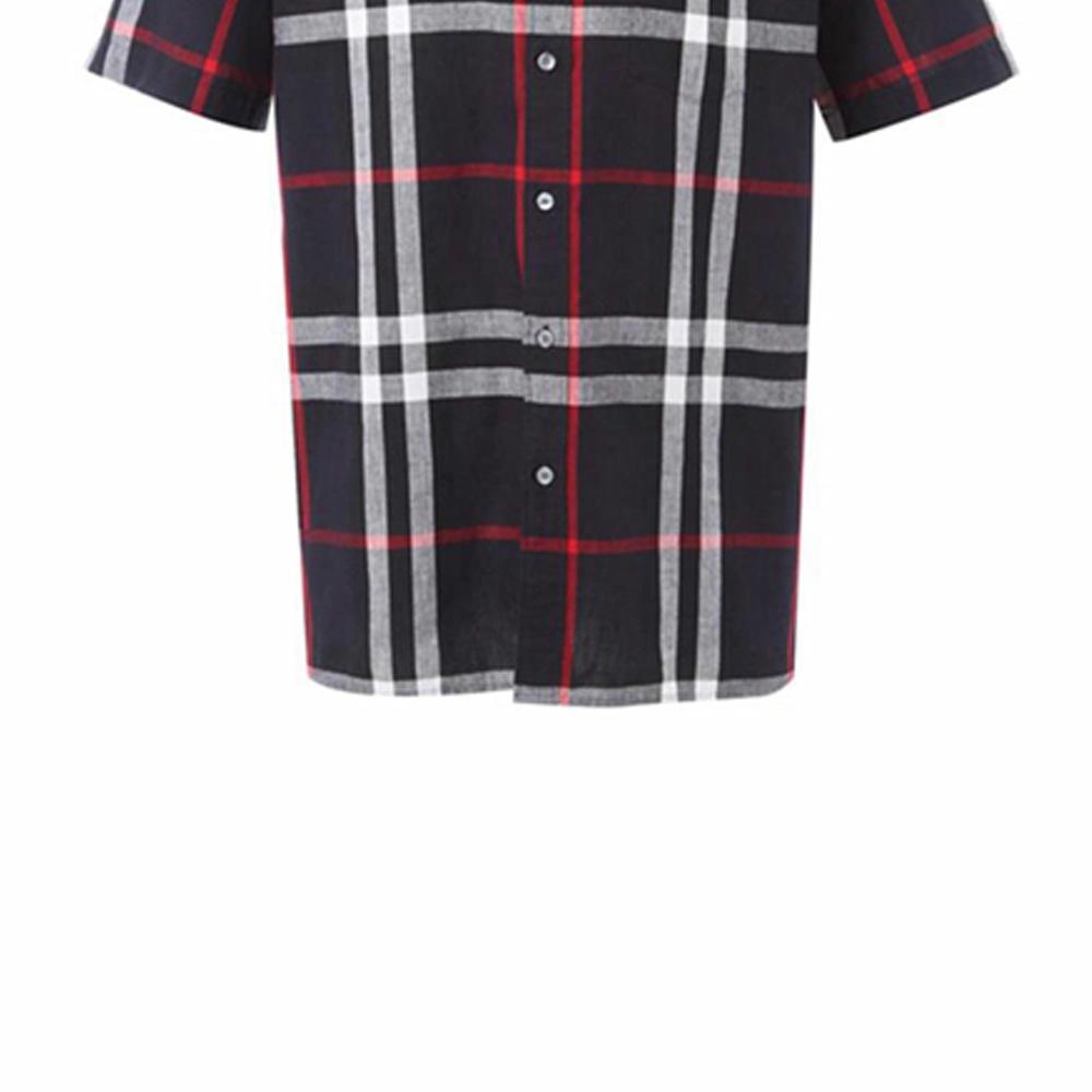 Мужская рубашка Burberry Гретхен (темно-синяя) — фото 7