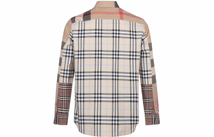 Мужская рубашка Burberry (светло-миндальная) — фото 2