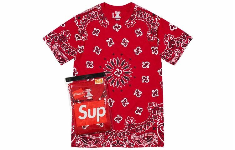 Supreme FW22 Week 1 x Hanes Bandana Tagless Tees T 2