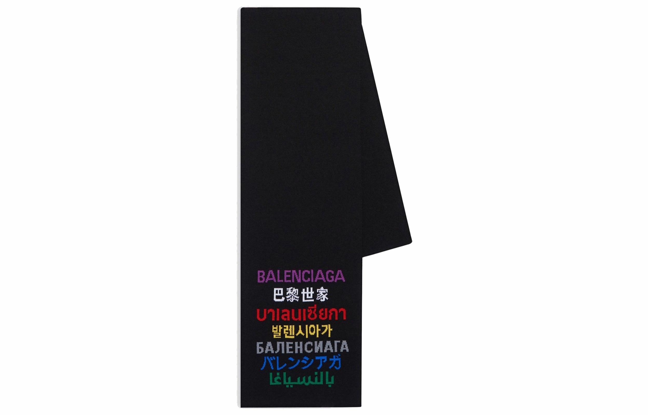 шарф Balenciaga Balenciaga (черный)
