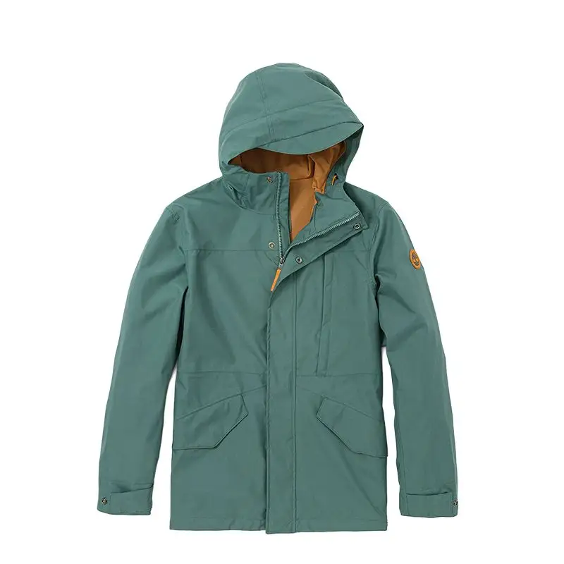 Timberland Waterproof, Windproof, Breathable, And Rainproof Windbreaker Jacket Men's Fatty Green