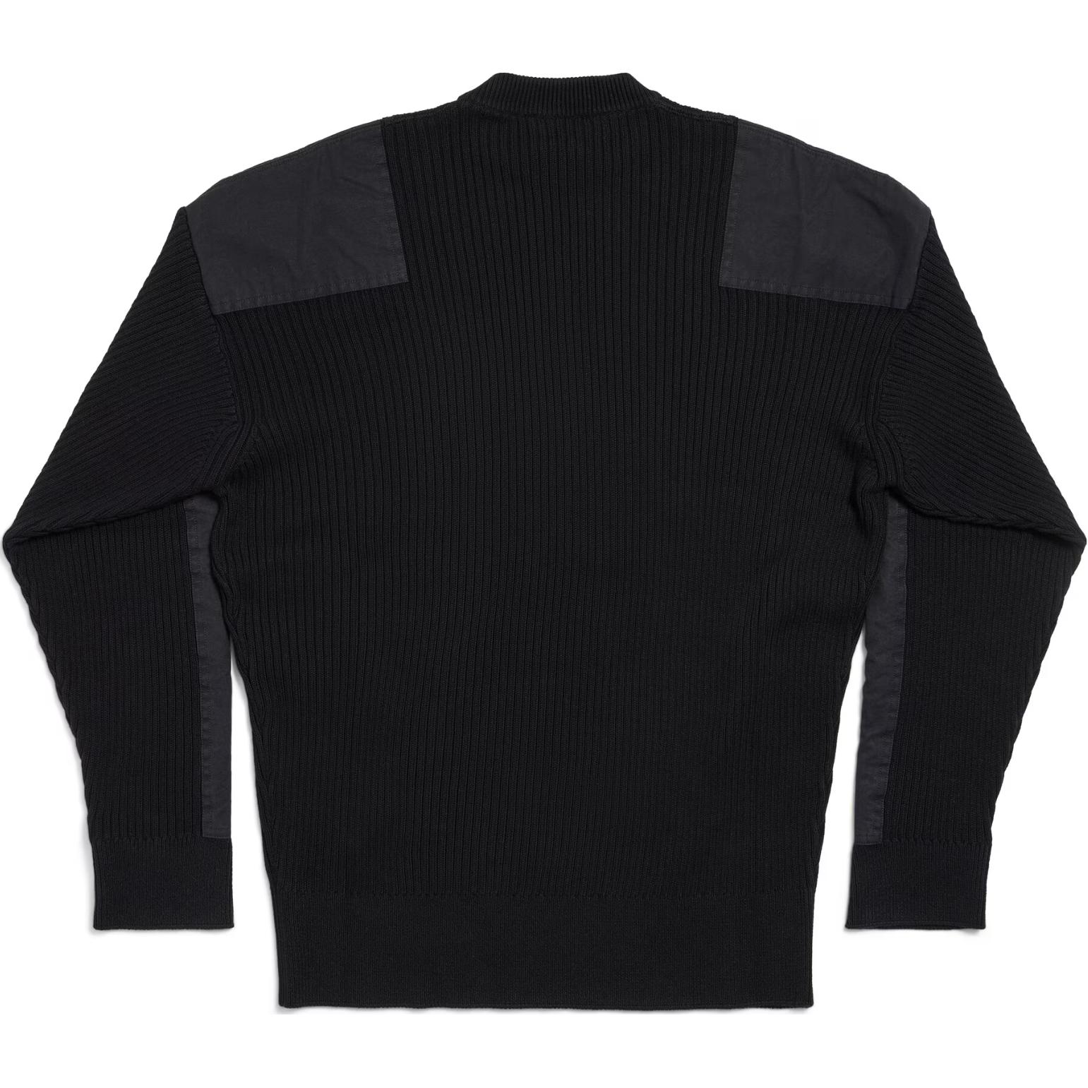 Мужской свитер Balenciaga Комбинированный (черный)