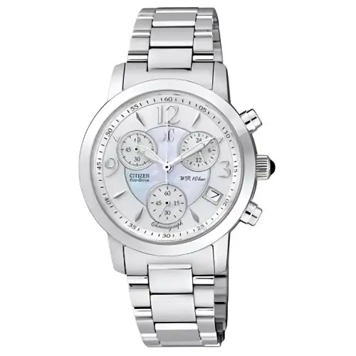CITIZEN XC Light Powered Quartz Movement Stainless Steel Strap Watch 38mm Women's Watch Silver Dial