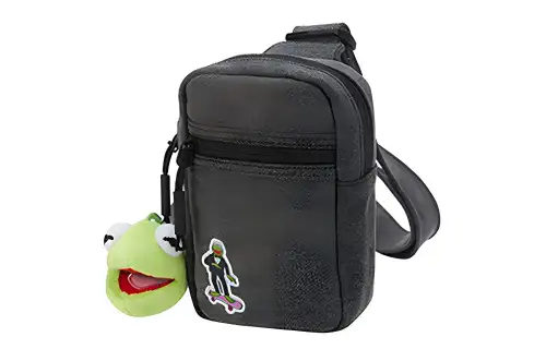 Li Ning Disney, Collaboration Fabric Shoulder Bag, Crossbody Bag Regular Unisex Black
