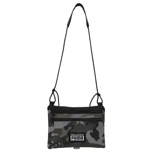 PUMA Polyester Shoulder Bag Regular Unisex Camouflage