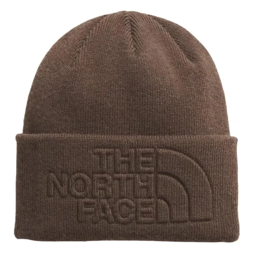THE NORTH FACE Original Design Recycled Polyester Beanies Unisex Brown