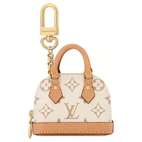 LOUIS VUITTON Micro Alma Coated Canvas Bag Accessory Women's Beige & Brown
