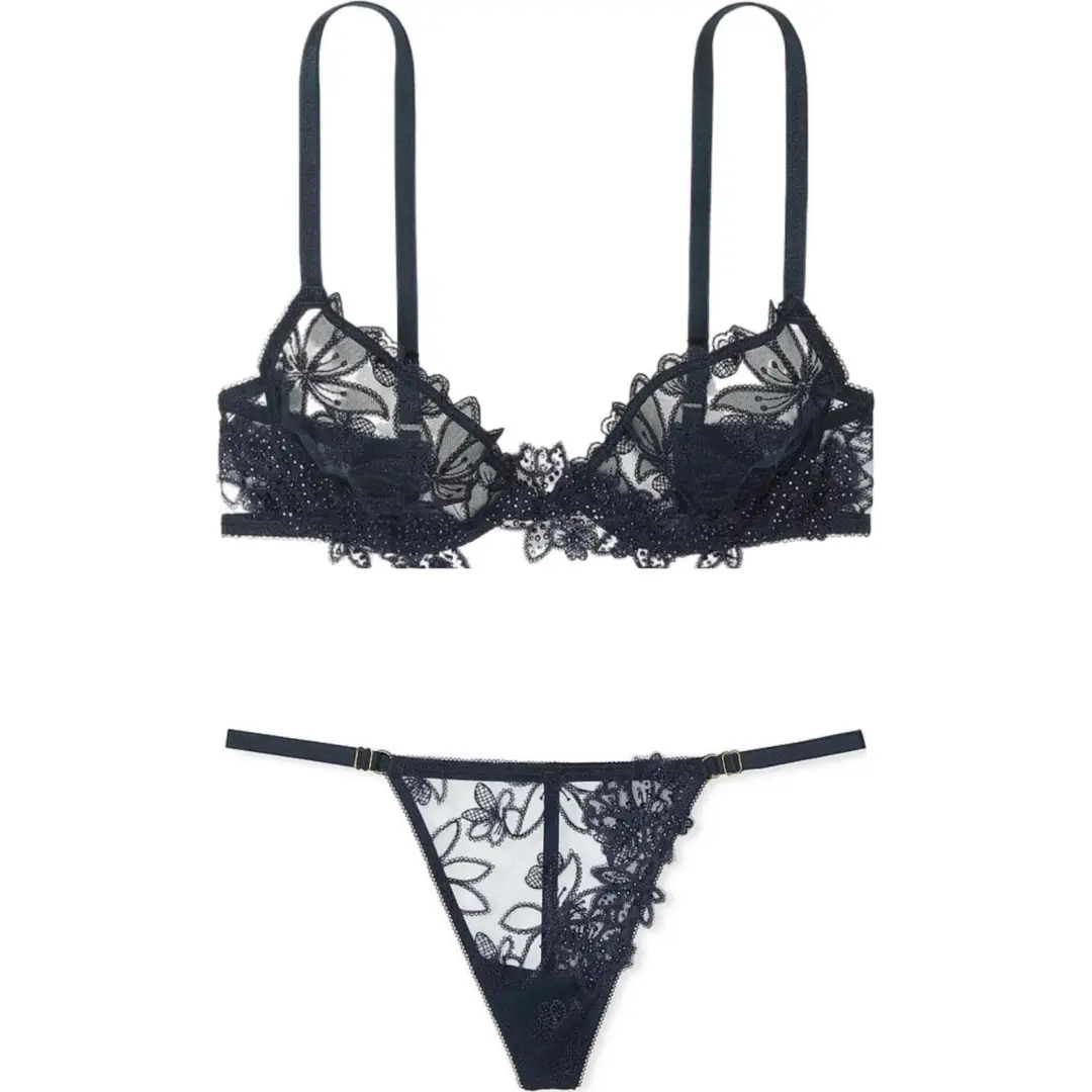 Victoria's Secret Underwear Set Women's Black