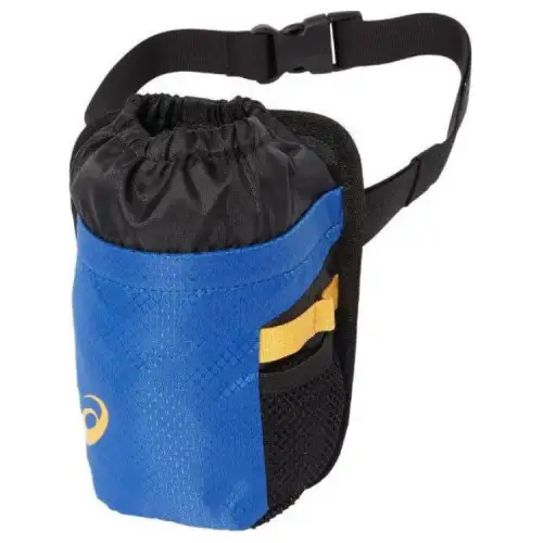 Asics Polyester Fanny Pack Unisex Blue & Black